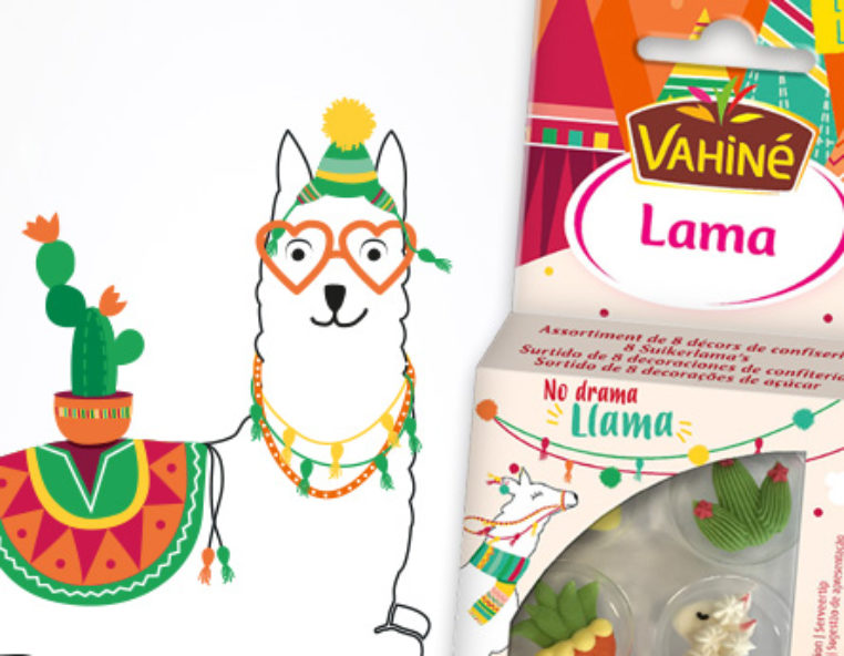 Vahiné packagings édition limitée lamas